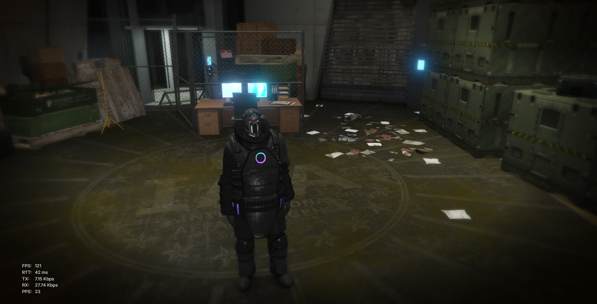 Malarz podczas malowania